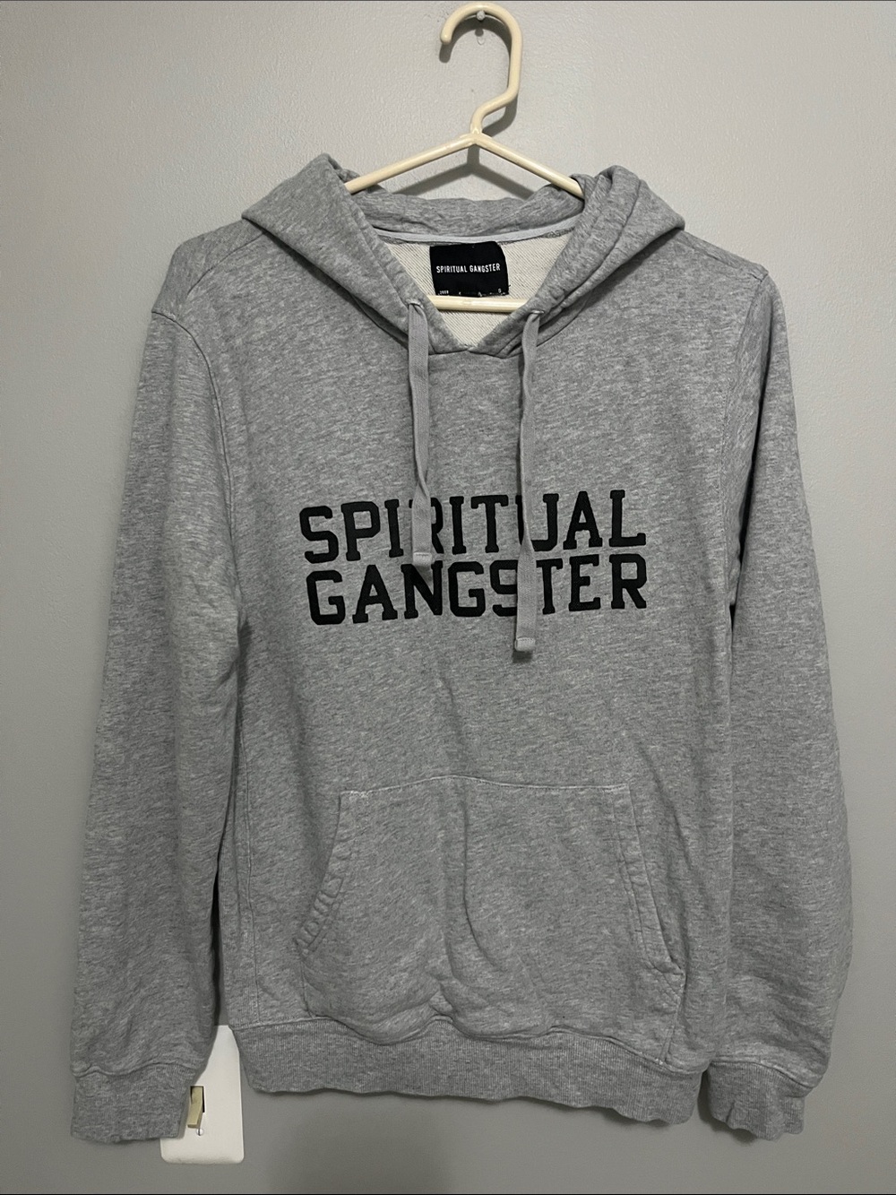 Spiritual Gangster Light Gray Logo Pullover Hoodie
